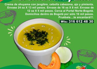 crema de ahuyamae